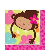 Monkey Love Lunch Napkins (16/pkg)