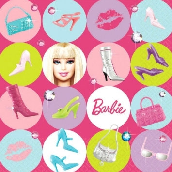 Barbie Lunch Napkins (16/pkg)