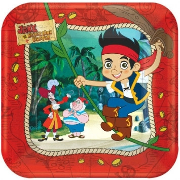 Jake and the Neverland Pirates Dessert Plates (8/pkg)