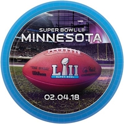 The Super Bowl 52 Dessert Plates are made of cardstock and measure 7 inches. Contains eight (8) plates per package.