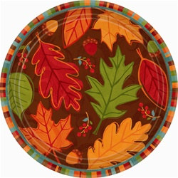 Falling Foliage Dessert Plates (8/pkg)