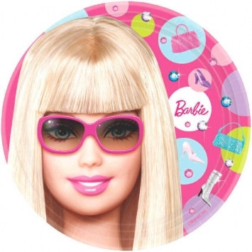 Barbie Dessert Plates (8/pkg)