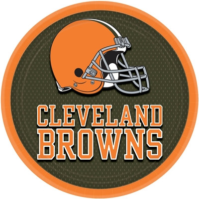 Cleveland Browns Lunch Plates (8/pkg)