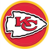 Kansas City Chiefs Lunch Plates (8/pkg)