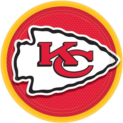 Kansas City Chiefs Lunch Plates (8/pkg)