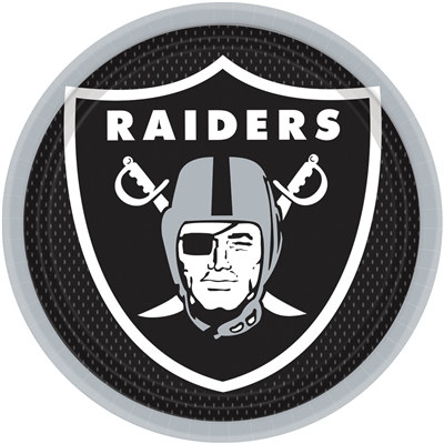 Oakland Raiders Lunch Plates (8/pkg)