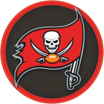 Tampa Bay Buccaneers Lunch Plates (8/pkg)