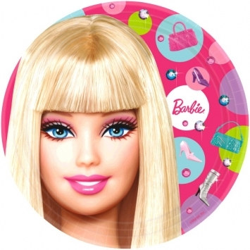 Barbie Lunch Plates (8/pkg)