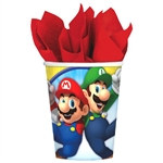 Super Mario Brothers 9 oz Cups