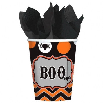 Modern Halloween Hot/Cold Cups (8/pkg)