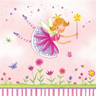 Garden Fairy Beverage Napkins (16/pkg)