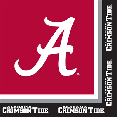 University of Alabama Lunch Napkins (20/pkg)