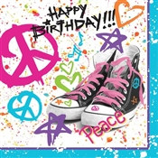 Girls Rock! Birthday Lunch Napkins (18/pkg)