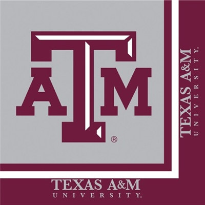 Texas A & M Lunch Napkins (20/pkg)