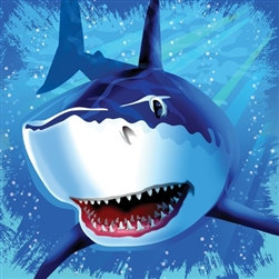 Shark Lunch Napkins (16/pkg)