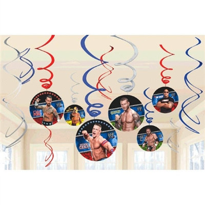 WWE Value Pack Foil Swirl Decorations (6/pkg)