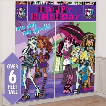 Monster High Scene Setter Wall Dec Kit