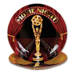 Movie Night Dessert Plates (8/pkg)