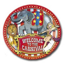 Big Top Circus Dessert Plates (8/pkg)