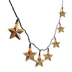 Gold Star String Lights