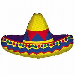 Sombrero Mylar Balloon