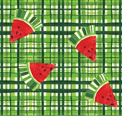 Watermelon Treat Plastic Tablecover