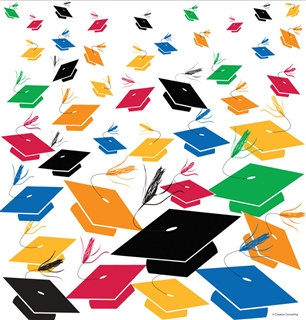 Colorful Grad Tablecover