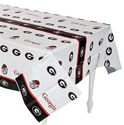 University of Georgia Plastic Tablecover