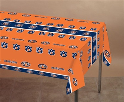 University of Auburn Plastic Tablecover