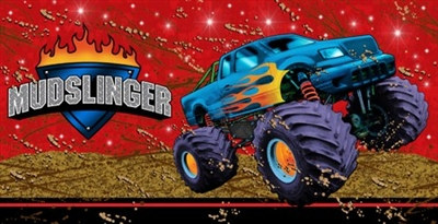 Monster Truck Plastic Tablecover