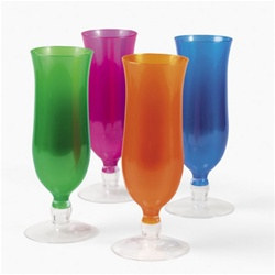 Translucent Neon Hurricane Glasses