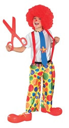 Child Dotted Clown Costume (Large)