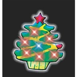 Flashing LED Christmas Tree (1/pkg)