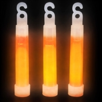 Choose orange or pick your favorite color and get a package of (12) 4-inch glow sticks. Each glow stick comes with a separate string so you can hang them or wear them as a necklace. Simple snap the stick to activate the glow.