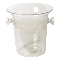 Clear Plastic Ice Bucket