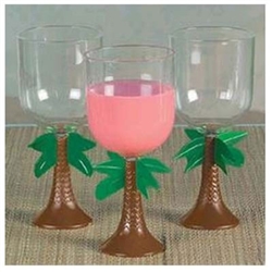 Plastic Palm Tree Stem Glass