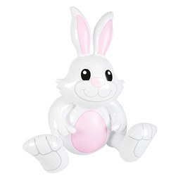 Sitting Inflatable Bunny, 40 inches