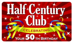 Half Century Club Plastic Pocket Card