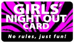 Girls' Night Out Plastic Pocket Card (1/Pkg)