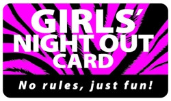 Girls' Night Out Plastic Pocket Card (1/Pkg)