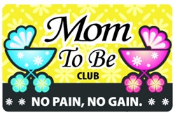 Mom To Be Club Plastic Pocket Card (1/Pkg)