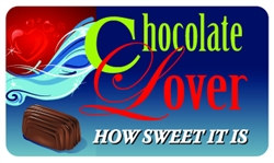 Chocolate Lover Plastic Pocket Card (1/Pkg)