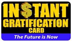 Instant Gratification Plastic Pocket Card (1/Pkg)