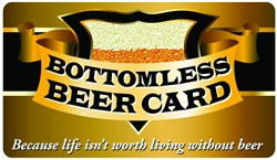 Bottomless Beer Plastic Pocket Card (1/Pkg)