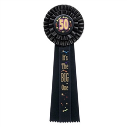 50 It's The Big One Deluxe Rosette Ribbon