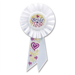 Bride To Be Rosette Ribbon