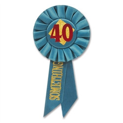 40 Something Rosette Ribbon