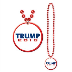 Republican Candidate Bead with Medallion