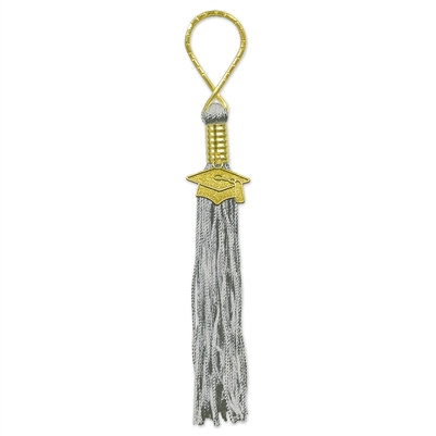 Silver Tassel Key Chain