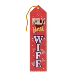 World's Best Wife Valentine Ribbon